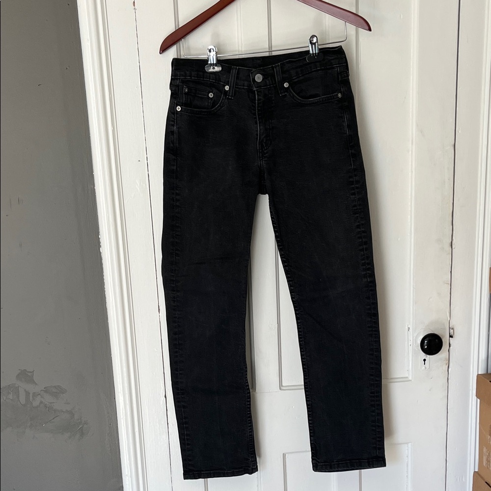 Levi's 514 Black Denim Jeans